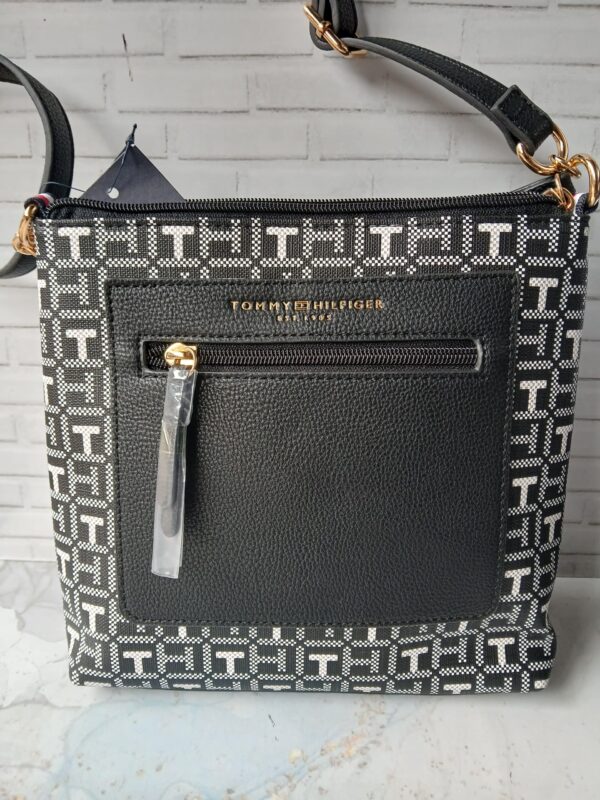 bandolero negro con gris