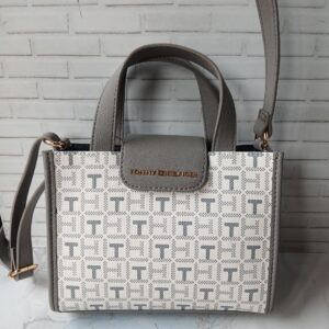 bandolero blanco con gris tommy hilfiguer