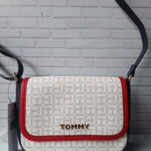 bandolero blanco y rojo tommy hilfiguer