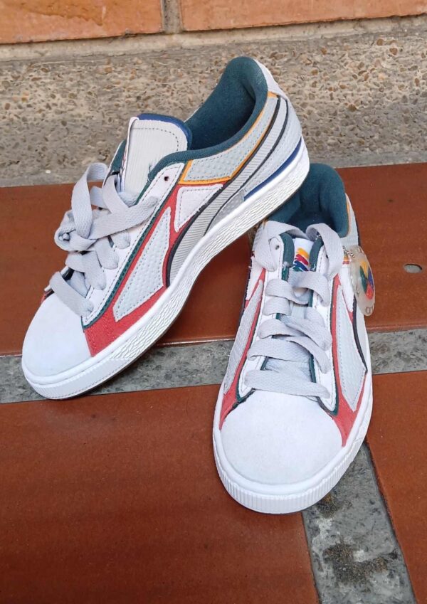 Zapatos Puma Verde con Gris