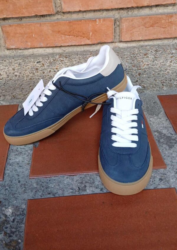 Zapatos Tommy Azul con Blanco