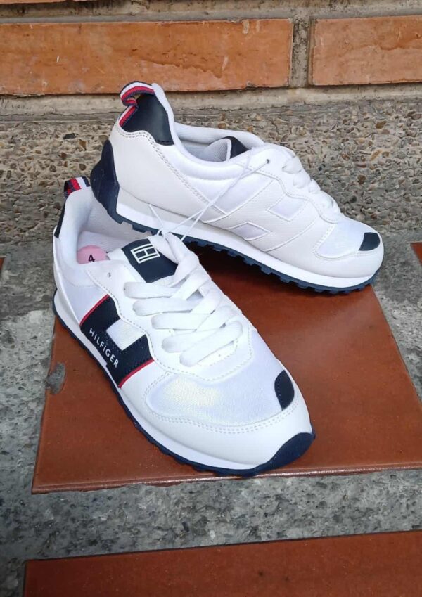 Zapatos Tommy Blanco con Negro