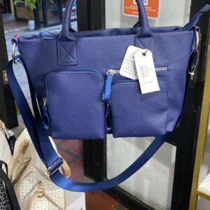 cartera nautica mediana azul rey